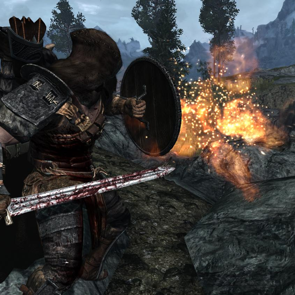 Skyrim Blocking Against Fire Spell